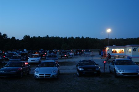 Cherry Bowl Drive-In Theatre - Cars In Lot From Www (newer photo)